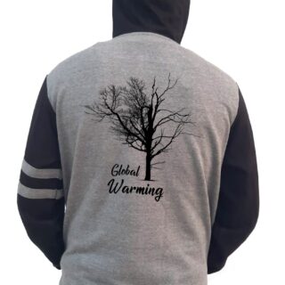 Customized Grey and Black Combination Hoodie